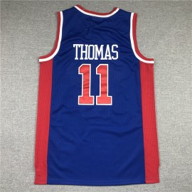 Camiseta Isiah Thomas #11 Detroit Pistons Azul Camiseta Isiah Thomas #11 Detroit Pistons Azul