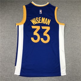 Camiseta James Wiseman #33 Golden State Warriors 2021 Azul Camiseta James Wiseman #33 Golden State Warriors 2021 Azul