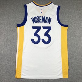 Camiseta James Wiseman #33 Golden State Warriors 2021 Blanco Camiseta James Wiseman #33 Golden State Warriors 2021 Blanco