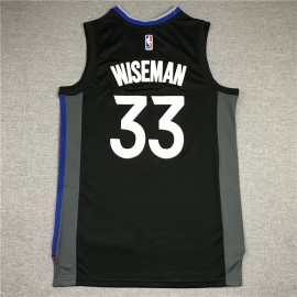 Camiseta James Wiseman #33 Golden State Warriors 2021 Negro Camiseta James Wiseman #33 Golden State Warriors 2021 Negro