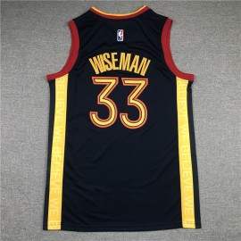 Camiseta James Wiseman #33 Golden State Warriors Azul Oscuro City Edition Camiseta James Wiseman #33 Golden State Warriors Azul Oscuro City Edition