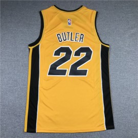 Camiseta Jimmy Butler #22 Miami Heat Amarillo Earned Edition Camiseta Jimmy Butler #22 Miami Heat Amarillo Earned Edition
