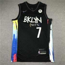 Camiseta Kevin Durant #7 Brooklyn Nets 2021 Negro City Edition