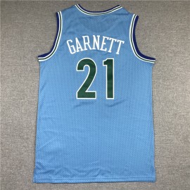 Camiseta Kevin Garnett #21 Minnesota Timberwolves 1995/96 Azul