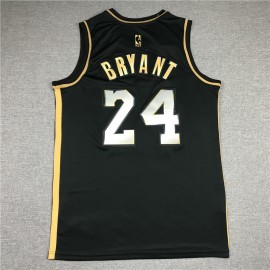 Camiseta Kobe Bryant #24 Los Angeles Lakers 2021 Oro Negro Camiseta Kobe Bryant #24 Los Angeles Lakers 2021 Oro Negro