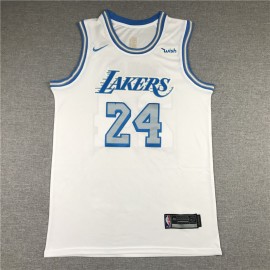 Camiseta Kobe Bryant #24 Los Angeles Lakers Blanco City Edition