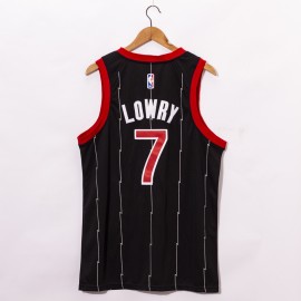 Camiseta Kyle Lowry #7 Toronto Raptors 2021 Negro Camiseta Kyle Lowry #7 Toronto Raptors 2021 Negro
