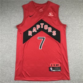 Camiseta Kyle Lowry #7 Toronto Raptors 2021 Rojo