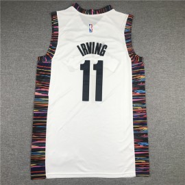 Camiseta Kyrie Irving #11 Brooklyn Nets 2020 City Edition Blanco Camiseta Kyrie Irving #11 Brooklyn Nets 2020 City Edition Blanco