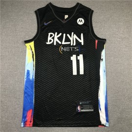 Camiseta Kyrie Irving #11 Brooklyn Nets 2021 Negro City Edition
