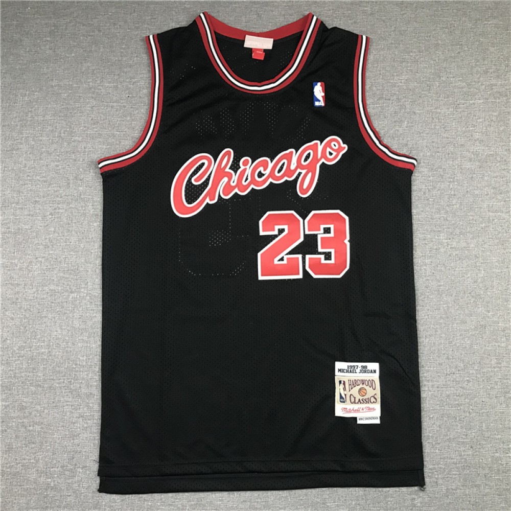 Camiseta Michael Jordan #23 Chicago Bulls Negro Classic Edition Camiseta Michael Jordan #23 Chicago Bulls Negro Classic Edition
