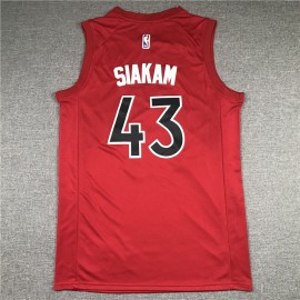 Camiseta Pascal Siakam #43 Toronto Raptors 2021 Rojo Camiseta Pascal Siakam #43 Toronto Raptors 2021 Rojo