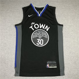 Camiseta Stephen Curry #30 Golden State Warriors 2021 Negro