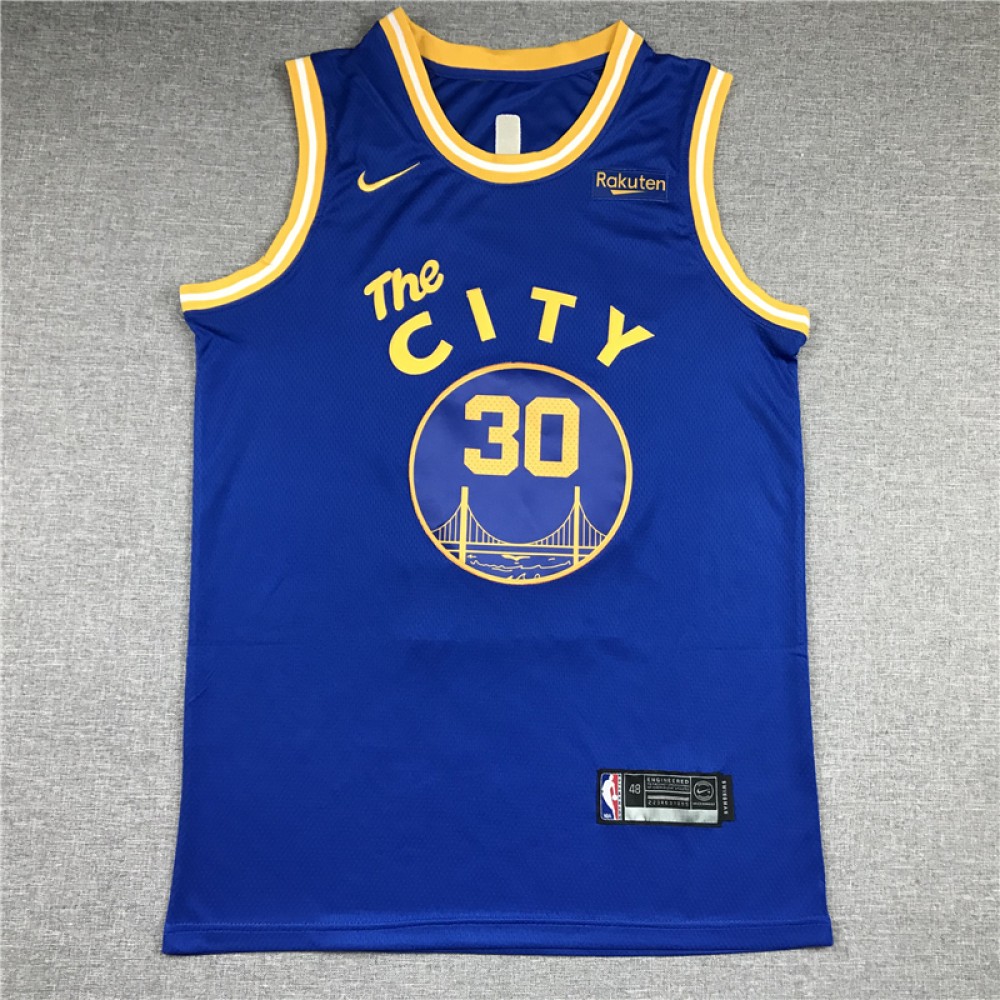 Camiseta Stephen Curry #30 Golden State Warriors Azul Icon Edition Camiseta Stephen Curry #30 Golden State Warriors Azul Icon Edition