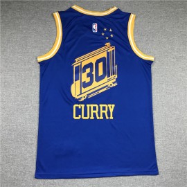 Camiseta Stephen Curry #30 Golden State Warriors Azul Icon Edition Camiseta Stephen Curry #30 Golden State Warriors Azul Icon Edition