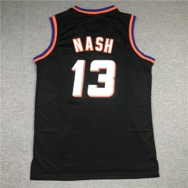 Camiseta Steve Nash #13 Phoenix Suns Negro Etiqueta de Oro Camiseta Steve Nash #13 Phoenix Suns Negro Etiqueta de Oro