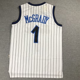 Camiseta Tracy McGrady #1 Orlando Magic Raya Blanco Camiseta Tracy McGrady #1 Orlando Magic Raya Blanco