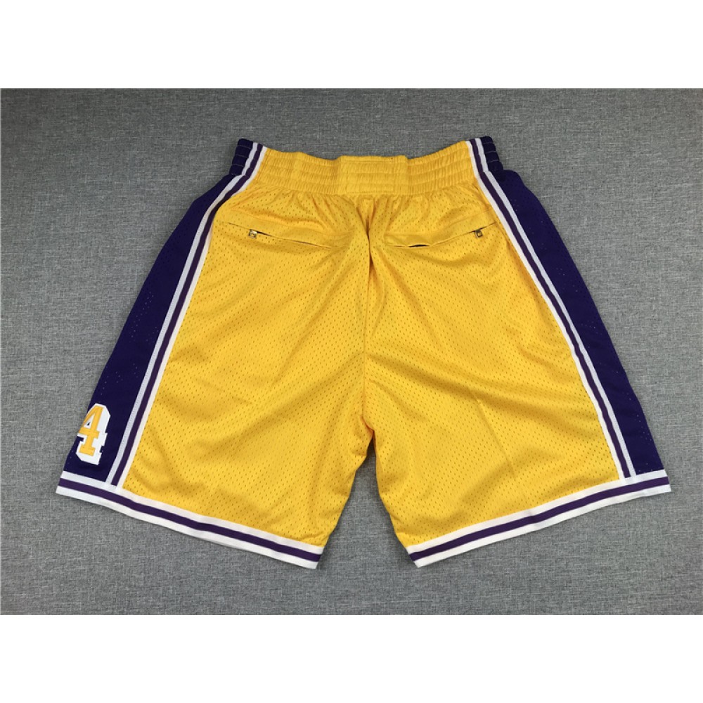 Pantalon Corto de Bolsillo Los Angeles Lakers Amarillo