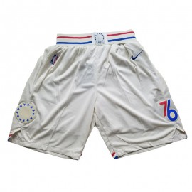 Pantalon Corto 17/18 Philadelphia 76ers Beige City Edition
