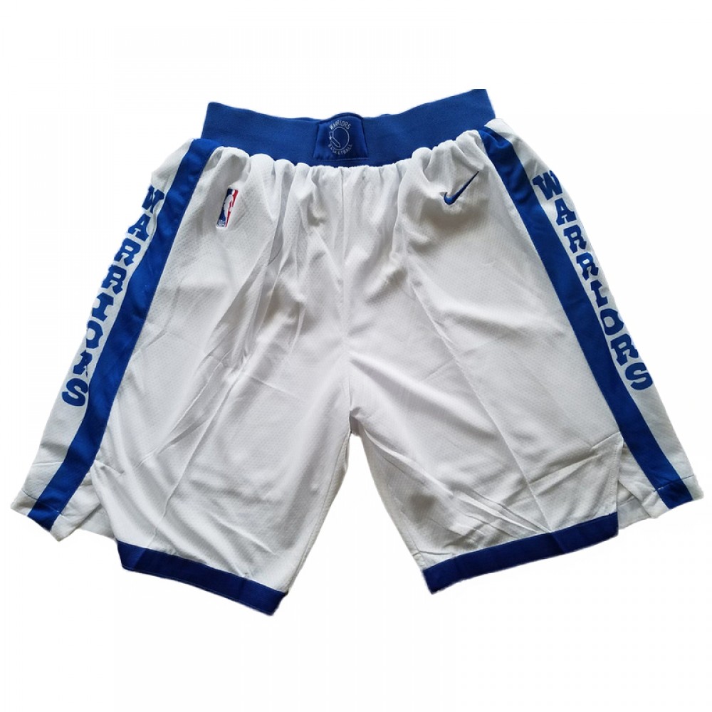 Pantalon Corto Golden State Warriors 18/19 Blanco Classic Edition