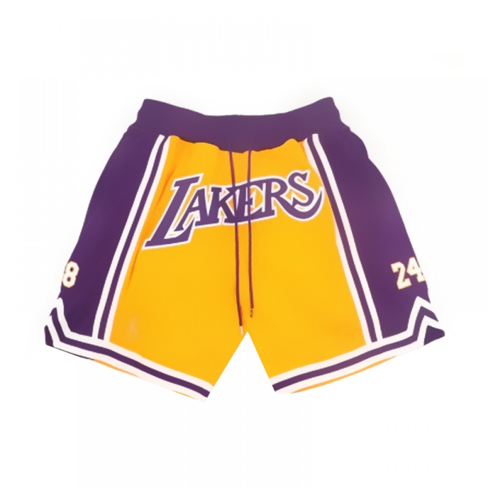 Pantalon Corto 1978/2020 Kobe Bryant Amarillo Gold Edition