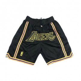 Pantalon Corto Los Angeles Lakers Negro Just Don