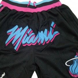 Pantalon Corto Miami Heat Negro Just Don