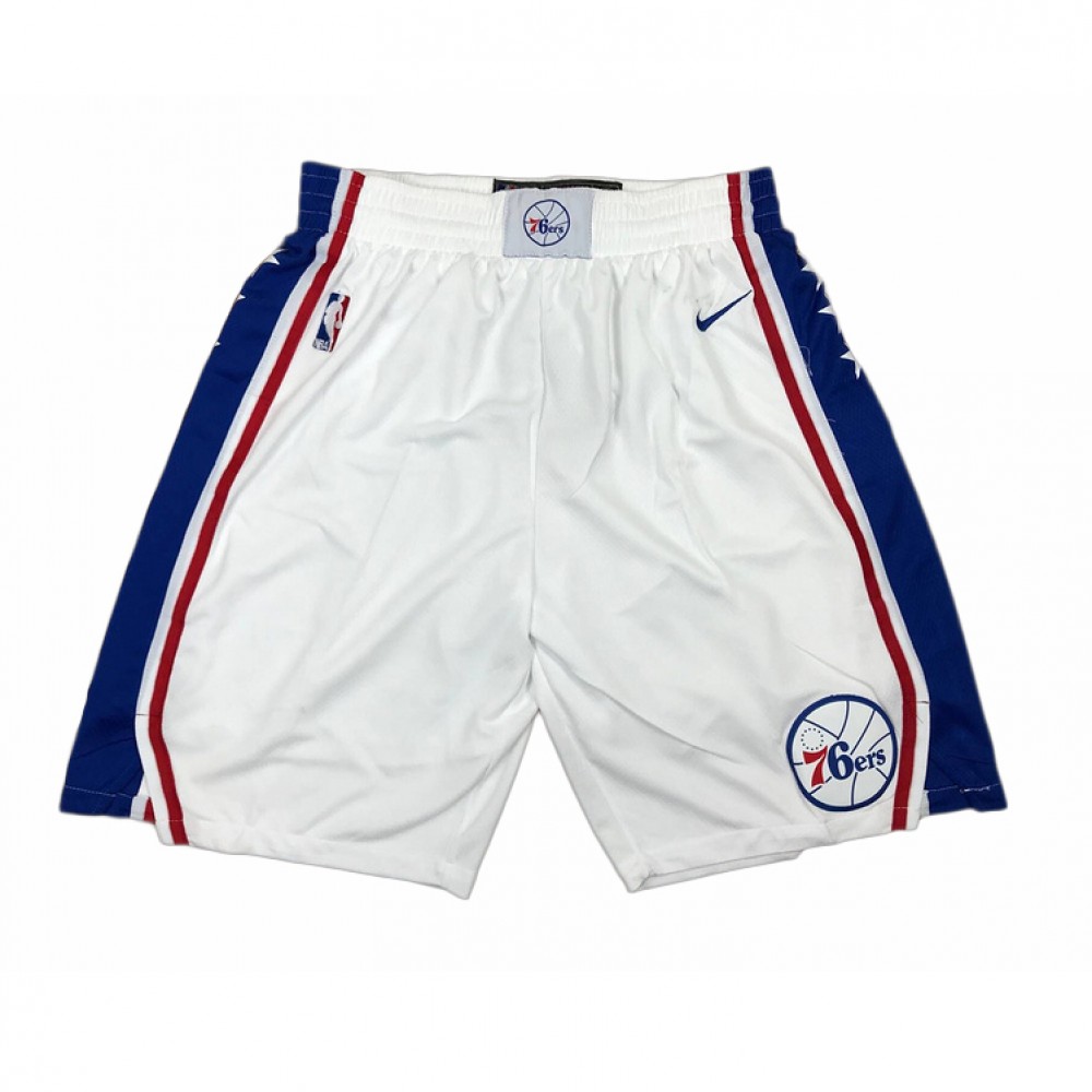 Pantalon Corto 17/18 Philadelphia 76ers Blanco Association Edition Pantalon Corto 17/18 Philadelphia 76ers Blanco Association Edition