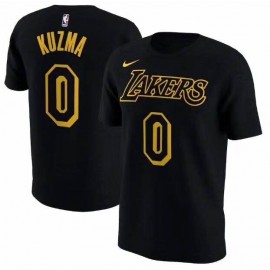 Camiseta Kyle Kuzma #0 Los Angeles Lakers Negro
