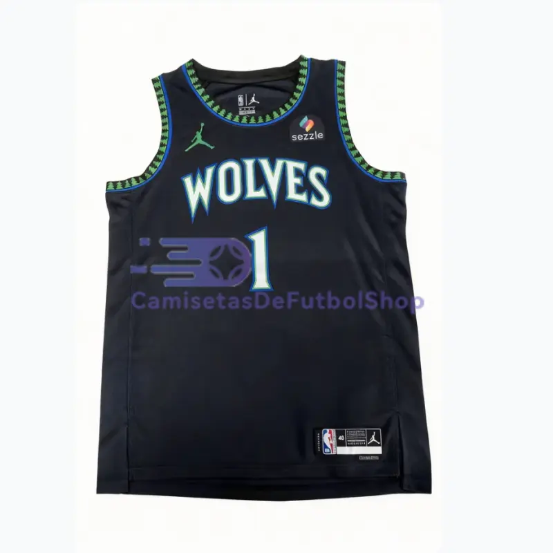 Camiseta LaMelo Ball #1 Minnesota Timberwolves 2026 Negro Statement Edition